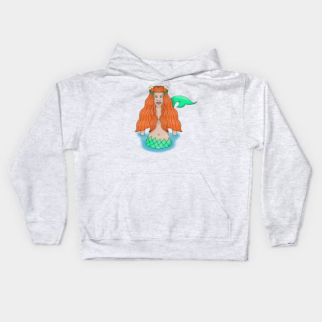 seagoat Kids Hoodie by lizajambalaya